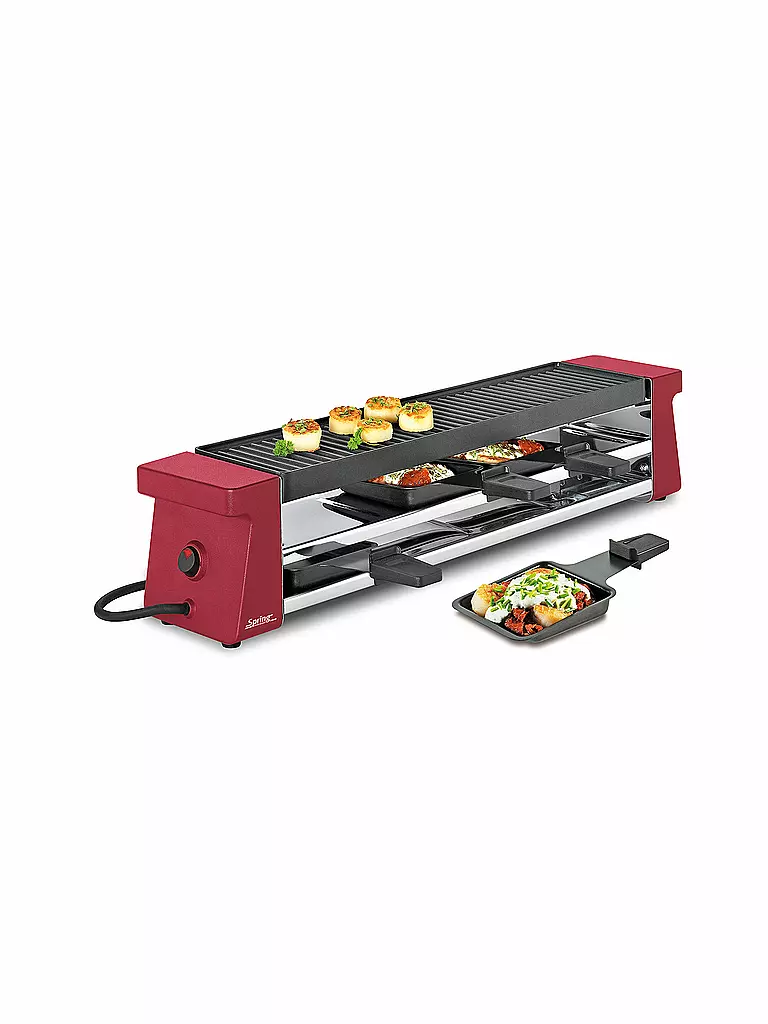 SPRING | Raclette 4 Compact (Rosso) | Rosso