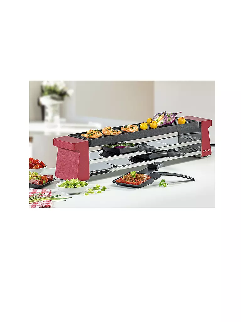 SPRING | Raclette 4 Compact (Rosso) | Rosso