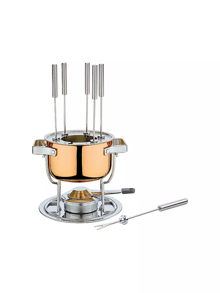 SPRING | Set per fonduta DAVOS Culinox 17 cm ramato | Rame