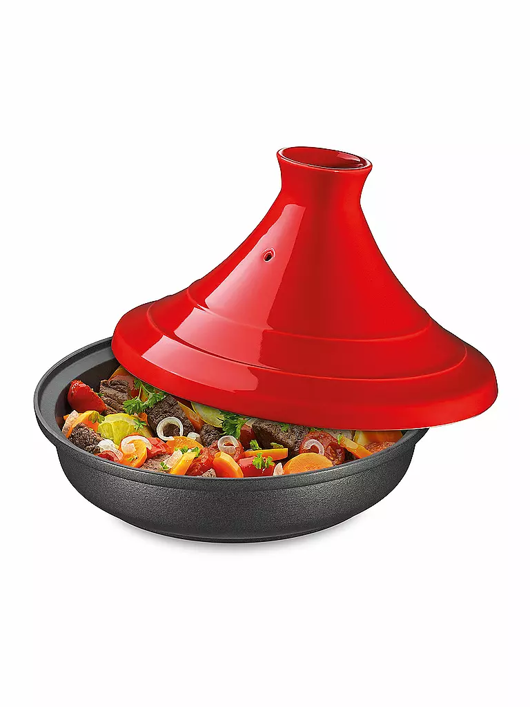 SPRING | Tajine Escale 28cm/2l Nero/Rosso | Rosso