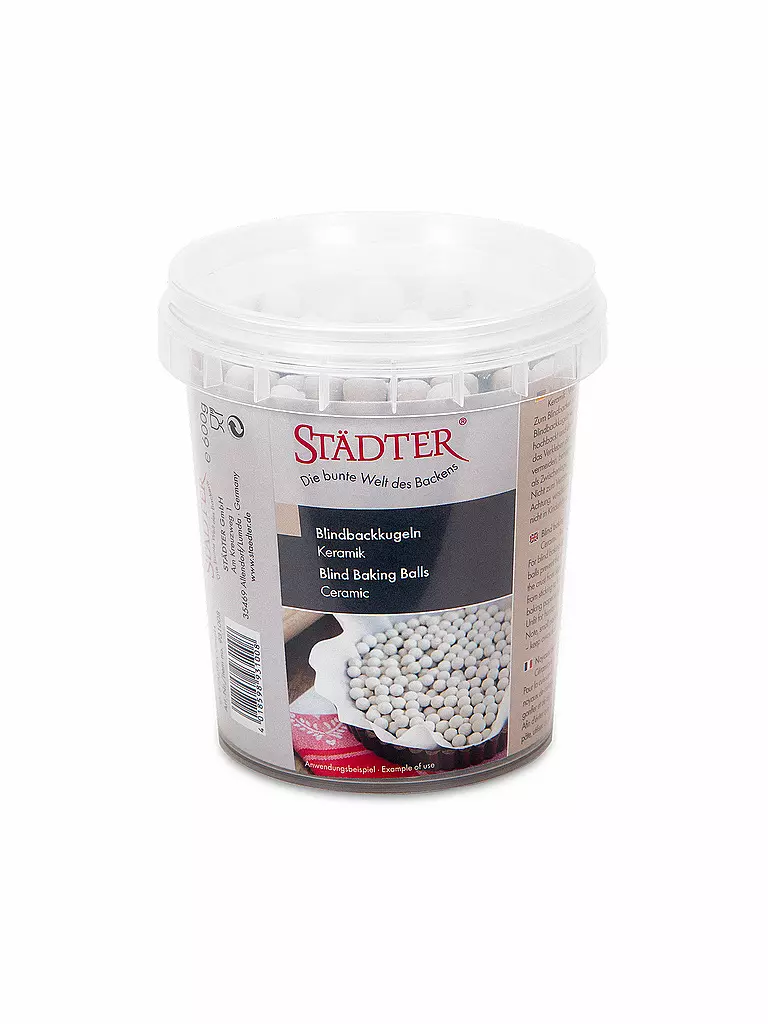 STAEDTER | Palline per cottura alla cieca - in ceramica 600g | Bianco