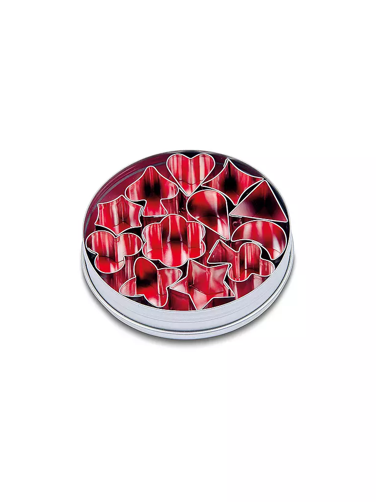 STAEDTER | Set di formine per biscotti - 12 motivi | Argento