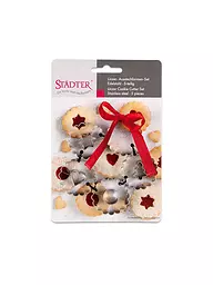 STAEDTER | Set di tagliabiscotti Spitzbuben, 5 pezzi | Argento
