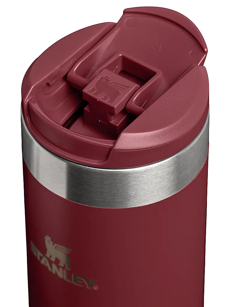 STANLEY | Bicchiere termico AEROLIGHT TRANSIT MUG HAMMERTONE 0,47l Cranberry | 