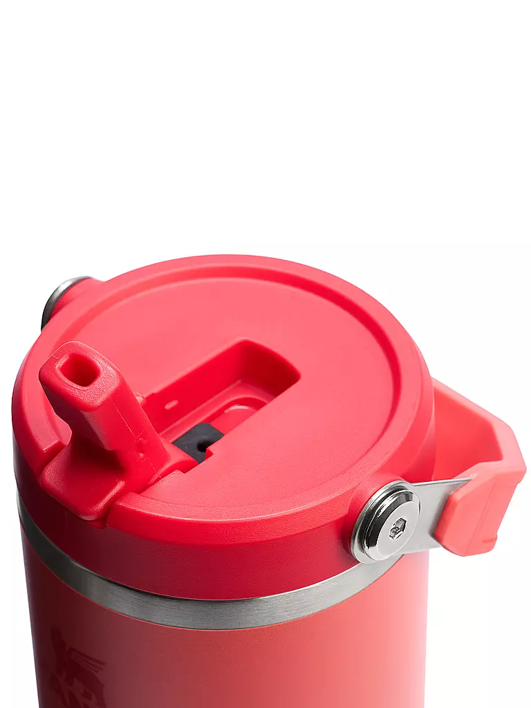 STANLEY | Isolierflasche - Thermosflasche Classic FLIP STRAW 2.0 0,89l Hot Coral | Corallo