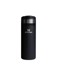 STANLEY | Bicchiere termico AEROLIGHT TRANSIT MUG HAMMERTONE 0,47l Cranberry | Nero