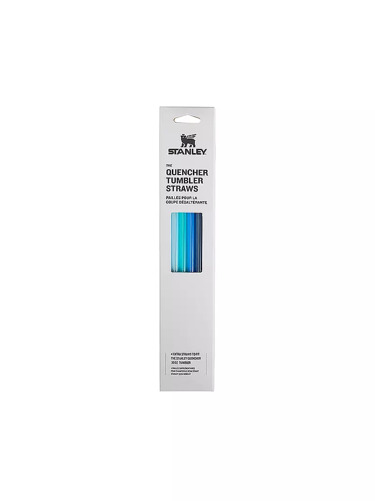 STANLEY | Set di 4 cannucce QUENCHER STAW SET Blue | Blu chiaro
