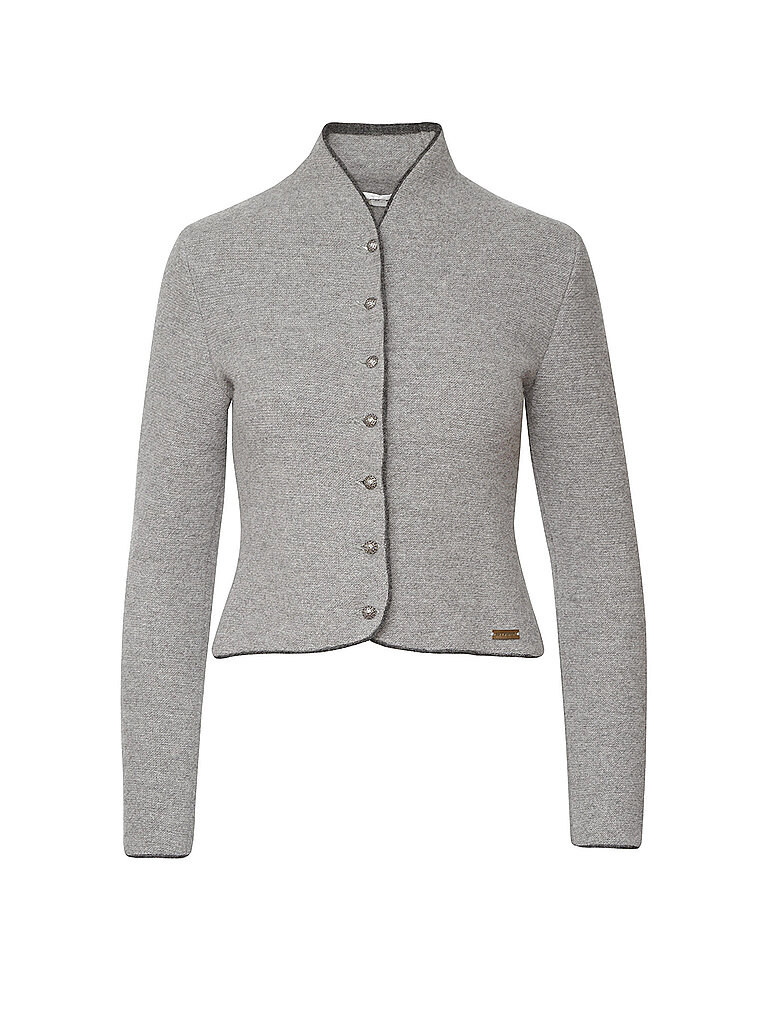 Trachtenstrickjacke DORIKA grigio chiaro XL