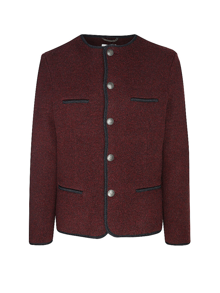 Giacca tradizionale BRUNHARD rosso scuro S