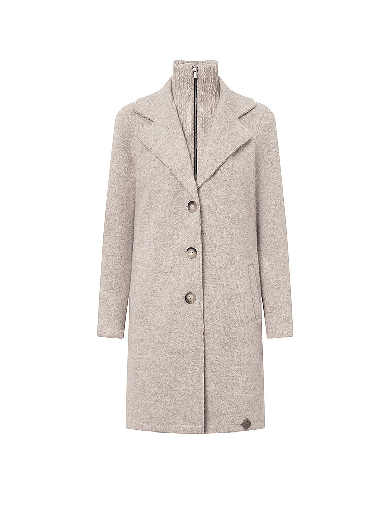 Cappotto di lana ALEA beige XS