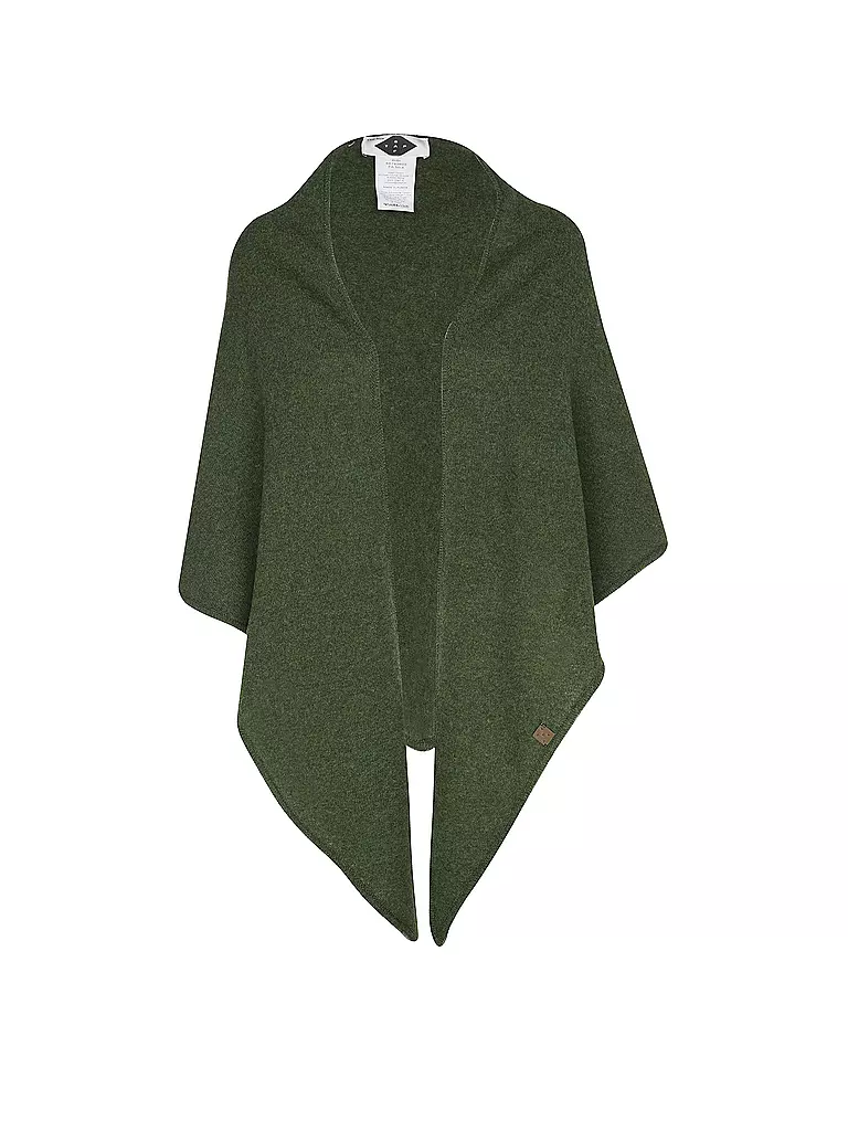 STAPF | Cape - Poncho BIBI | Verde scuro