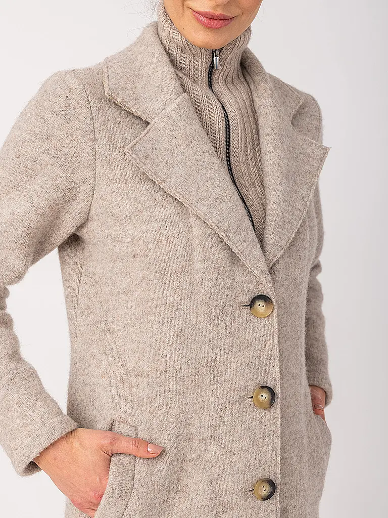 STAPF | Cappotto di lana ALEA | Beige