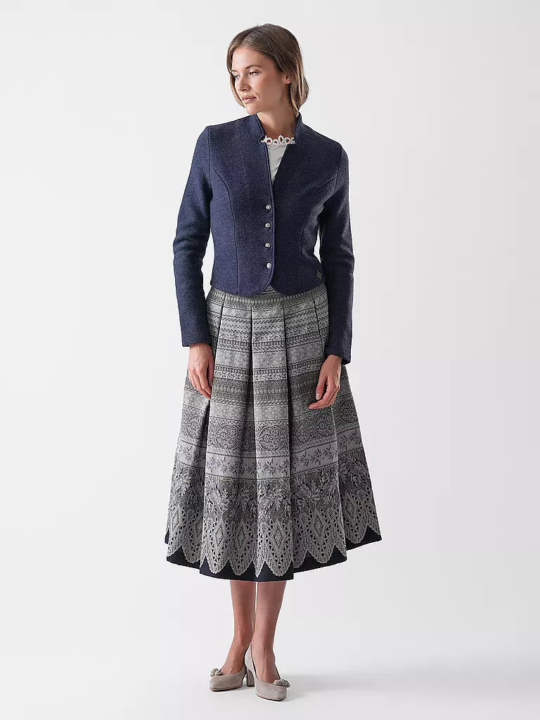 STAPF | Cardigan tradizionale BALEA | Blu scuro
