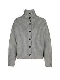 STAPF | Cardigan tradizionale CATERINA con vestibilità rilassata | Grigio