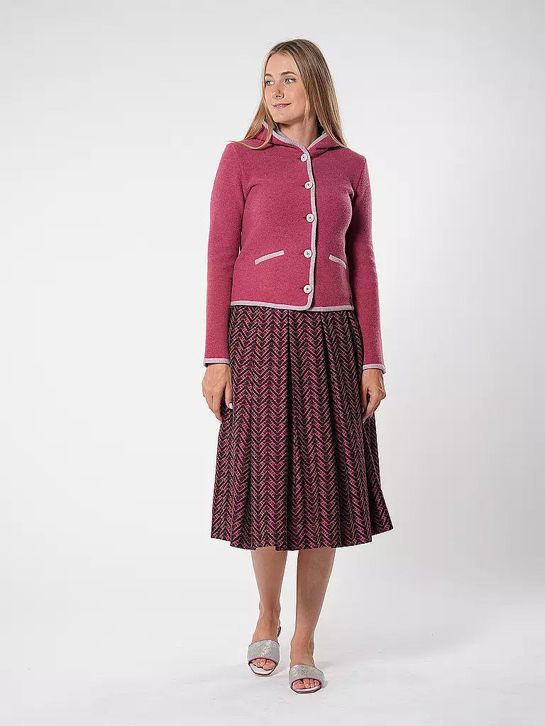 STAPF | Cardigan tradizionale in maglia MALWINE | Rosso