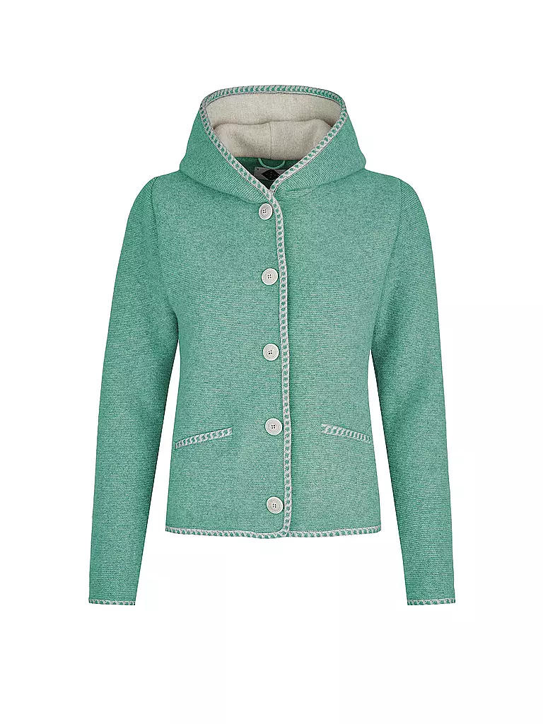 STAPF | Cardigan tradizionale MALWINE | Verde chiaro