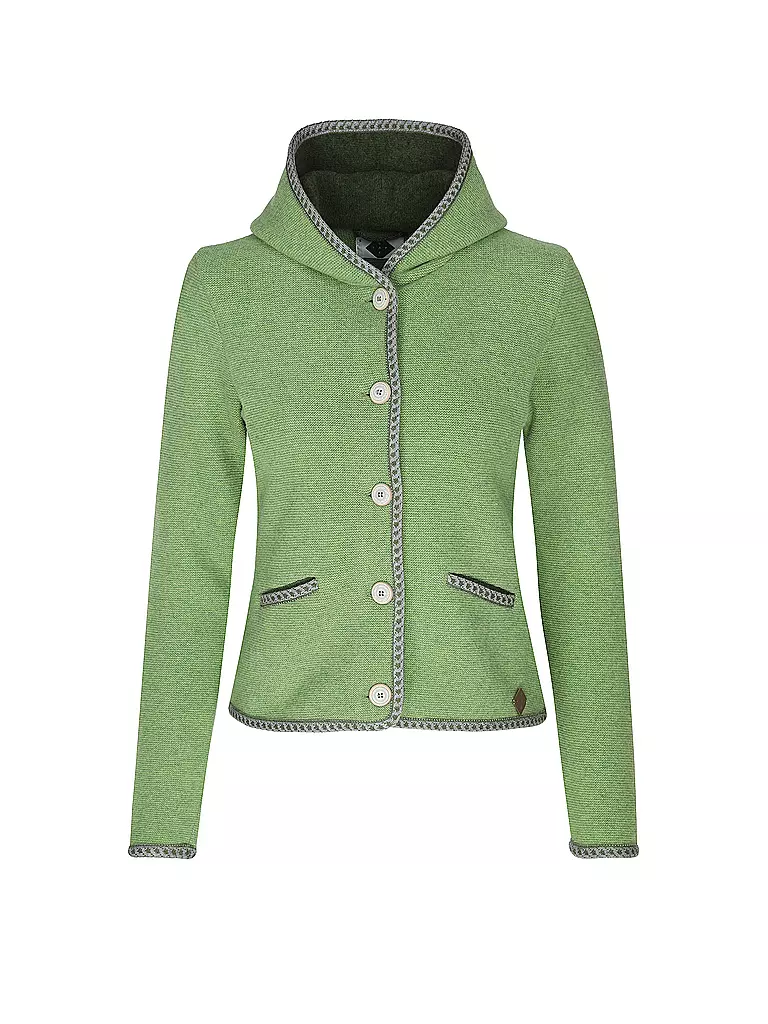 STAPF | Cardigan tradizionale MALWINE | Verde