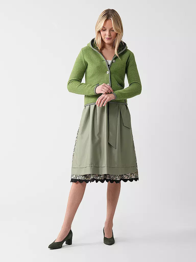 STAPF | Cardigan tradizionale MALWINE | Verde