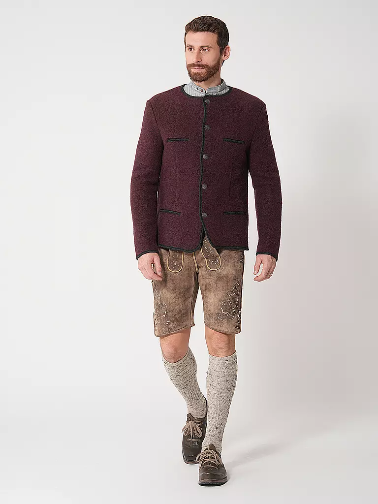 STAPF | Giacca tradizionale BRUNHARD | Rosso scuro