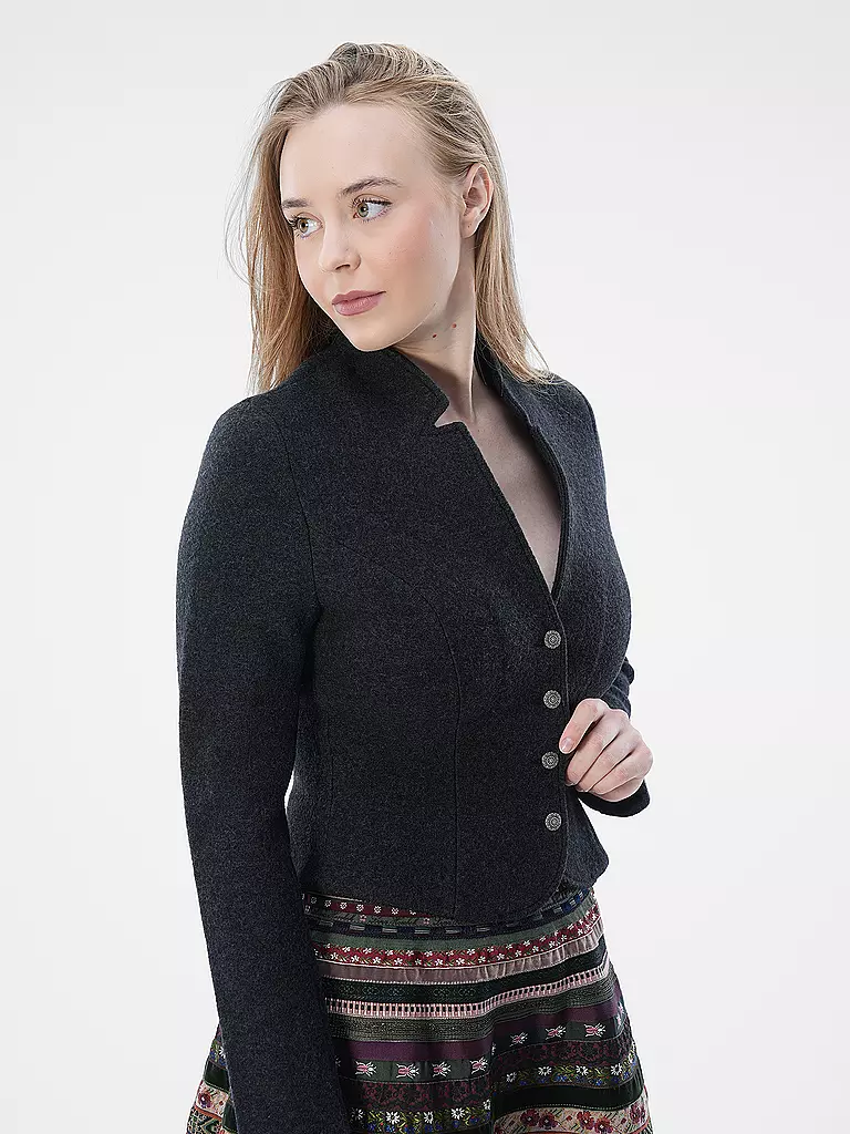 STAPF | Trachtenstrickjacke BRUNA | Grigio