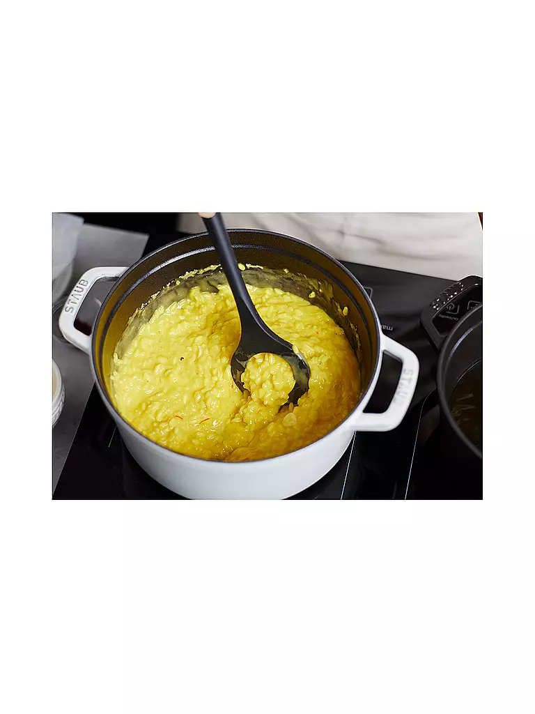 STAUB | Mestolo 31cm Acacia / Silicone | Marrone