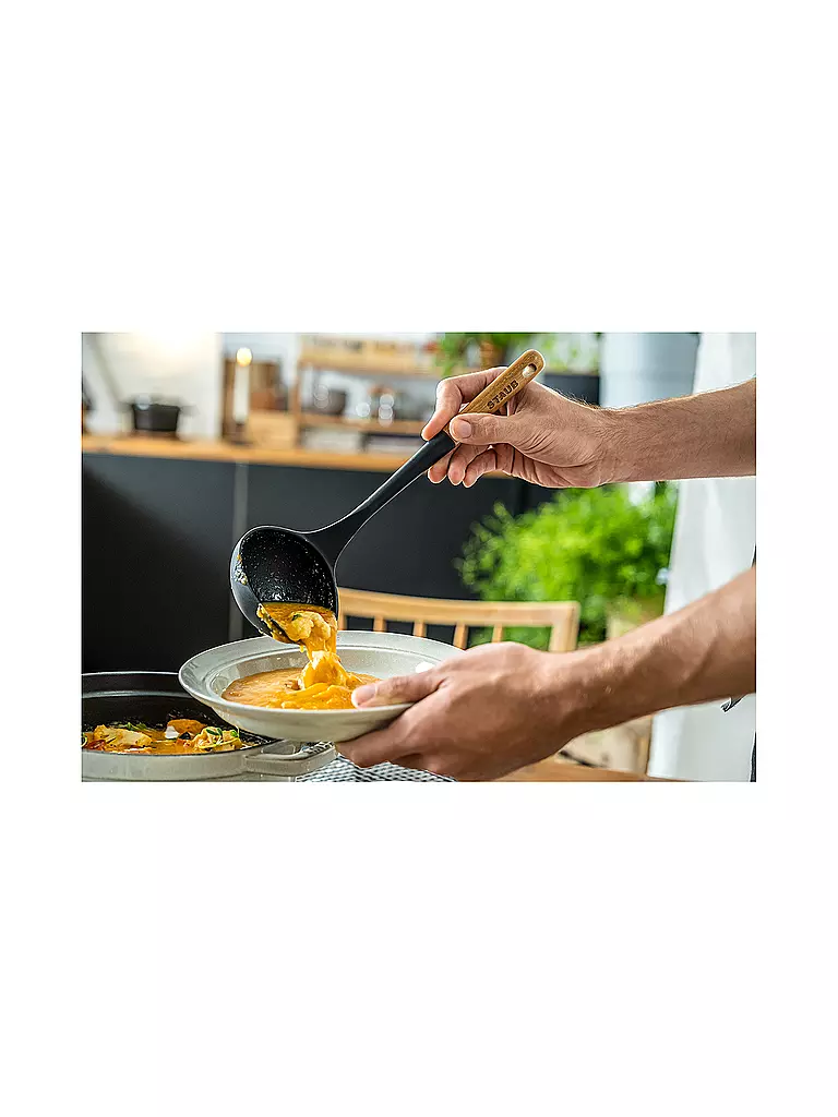 STAUB | Mestolo da zuppa 31 cm acacia / silicone | 