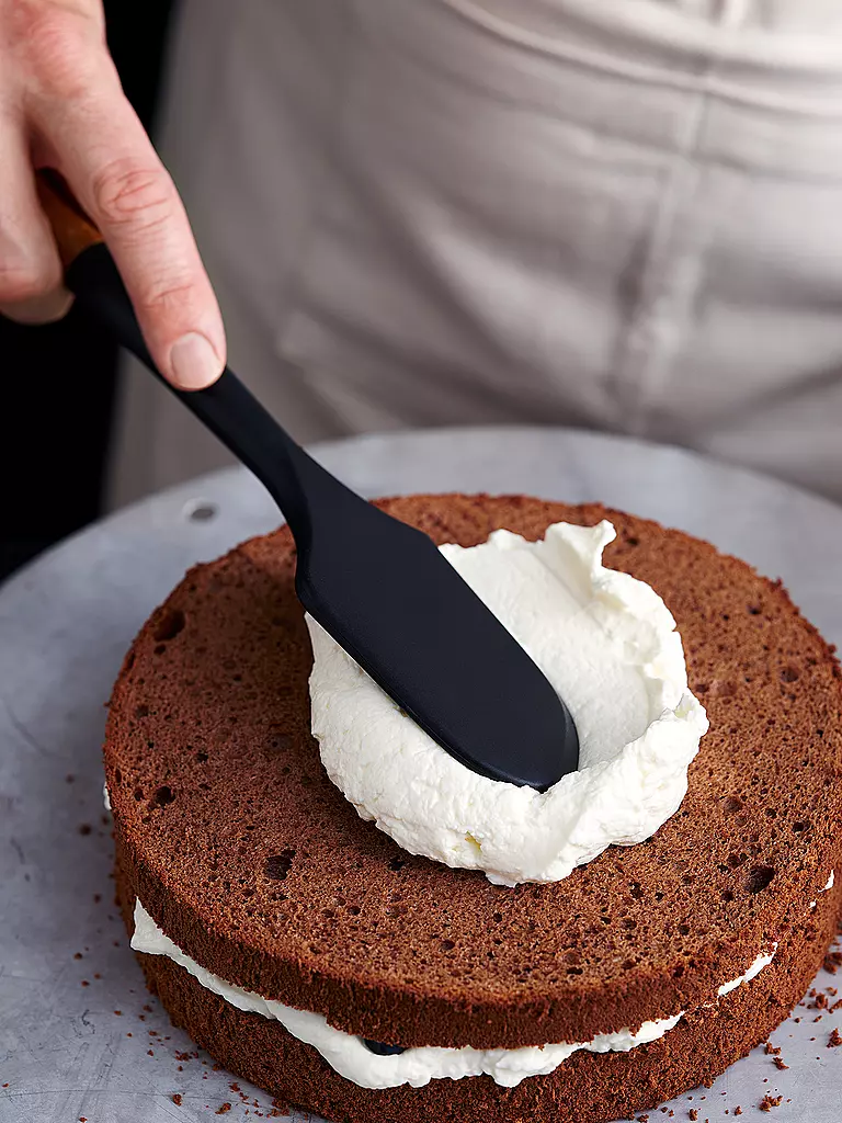 STAUB | Spatola per impasto 30 cm Acacia / Silicone | Marrone