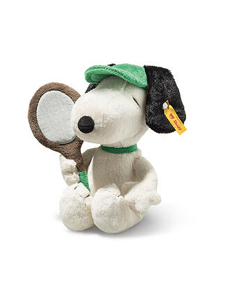 STEIFF | Peluche SNOOPY TENNIS 22cm Bianco