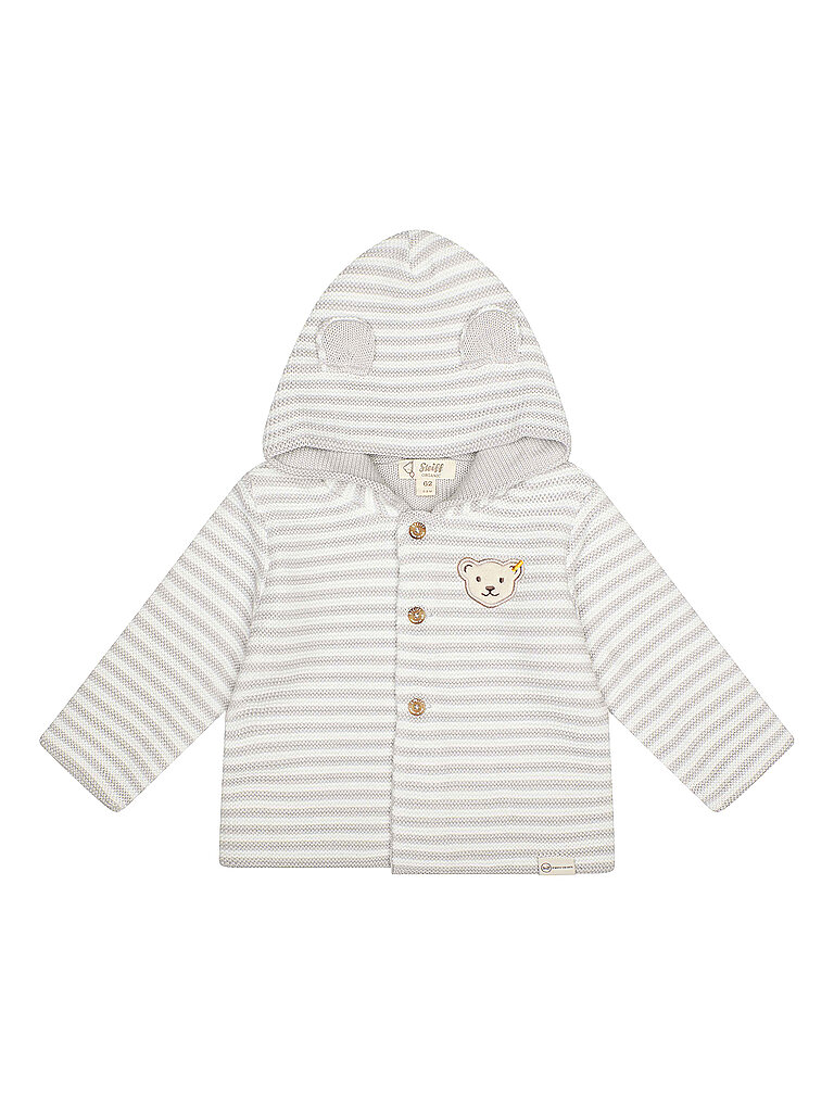 Cardigan in maglia per neonato grigio chiaro 56