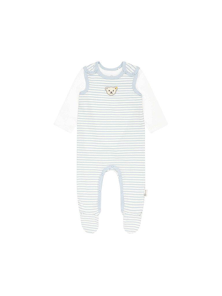 Set neonato con tutina e maglietta azzurro 68