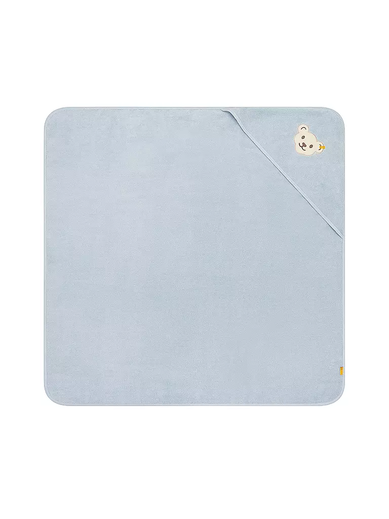 STEIFF | Accappatoio con cappuccio | Blu chiaro