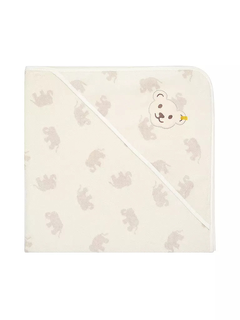 STEIFF | Accappatoio con cappuccio | Crema