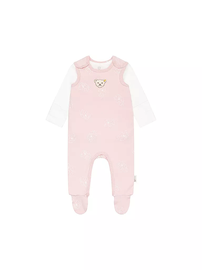 STEIFF | Baby Set 2 pezzi tutina e maglietta a maniche lunghe | Rosa