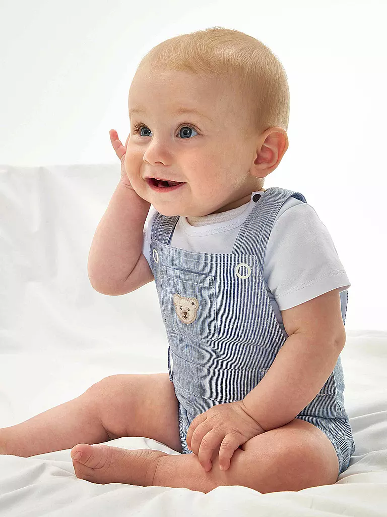 STEIFF | Baby Set Strampler und T-Shirt  | Blu scuro