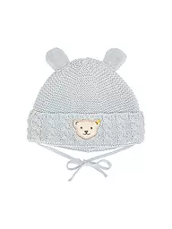 STEIFF | Berretto da neonato - Cuffia | Blu chiaro