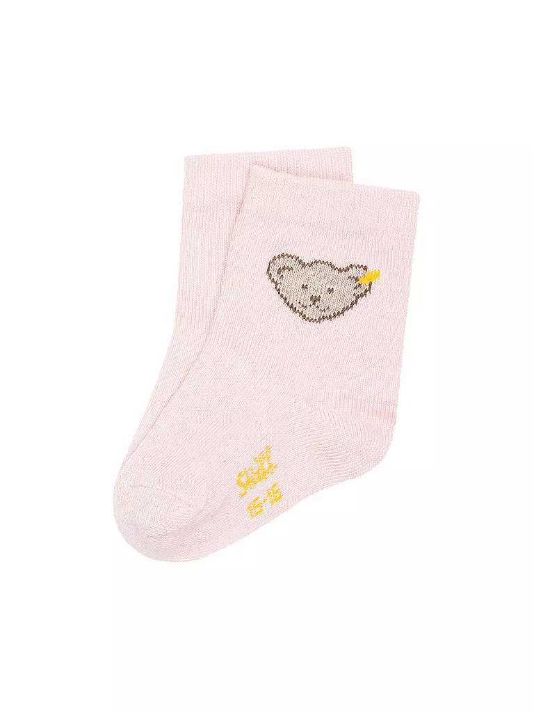 STEIFF | Calzini da neonato argento rosa | Rosa