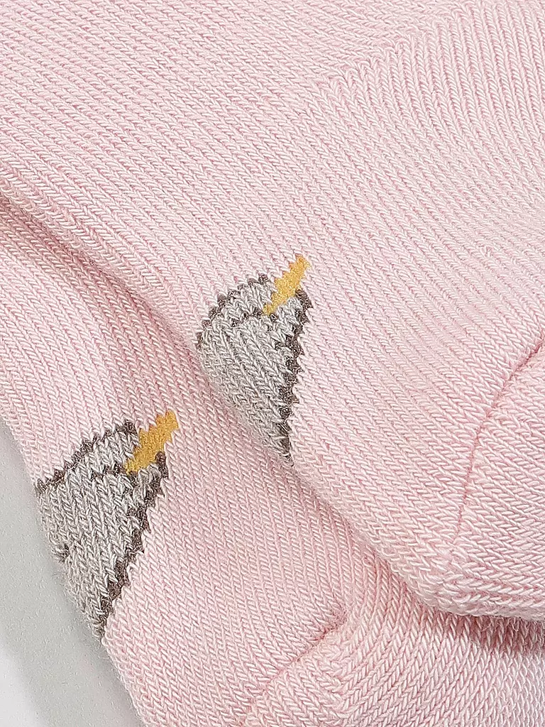STEIFF | Calzini da neonato argento rosa | Rosa