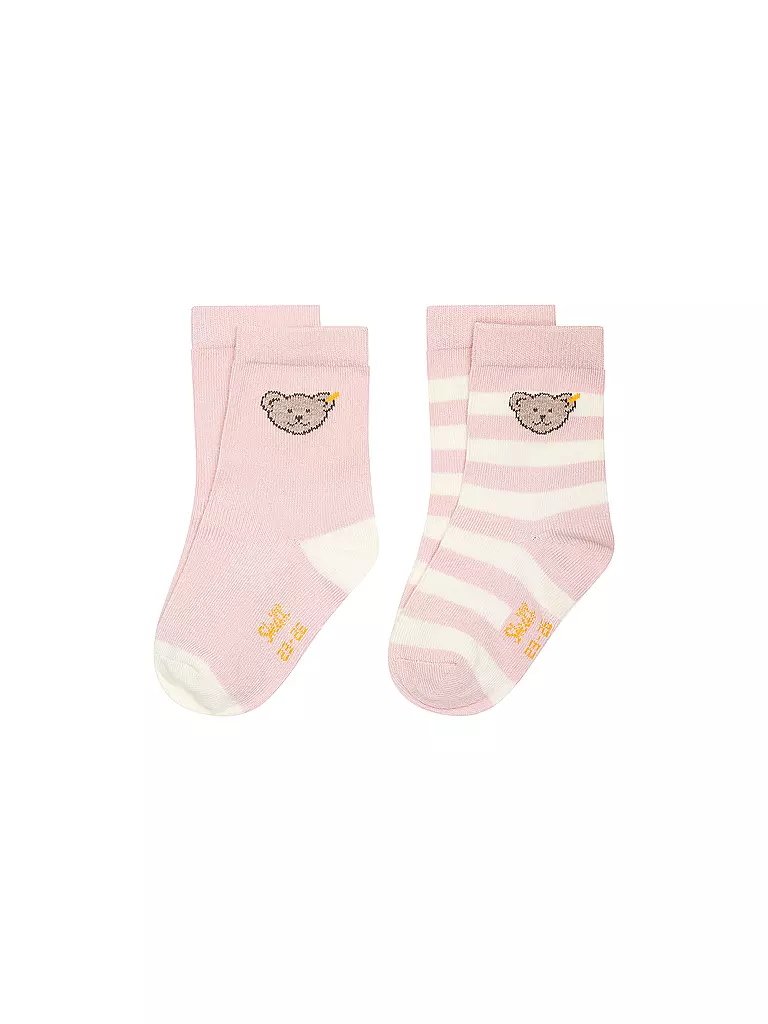 STEIFF | Calzini neonato confezione da 2 rosa | Rosa