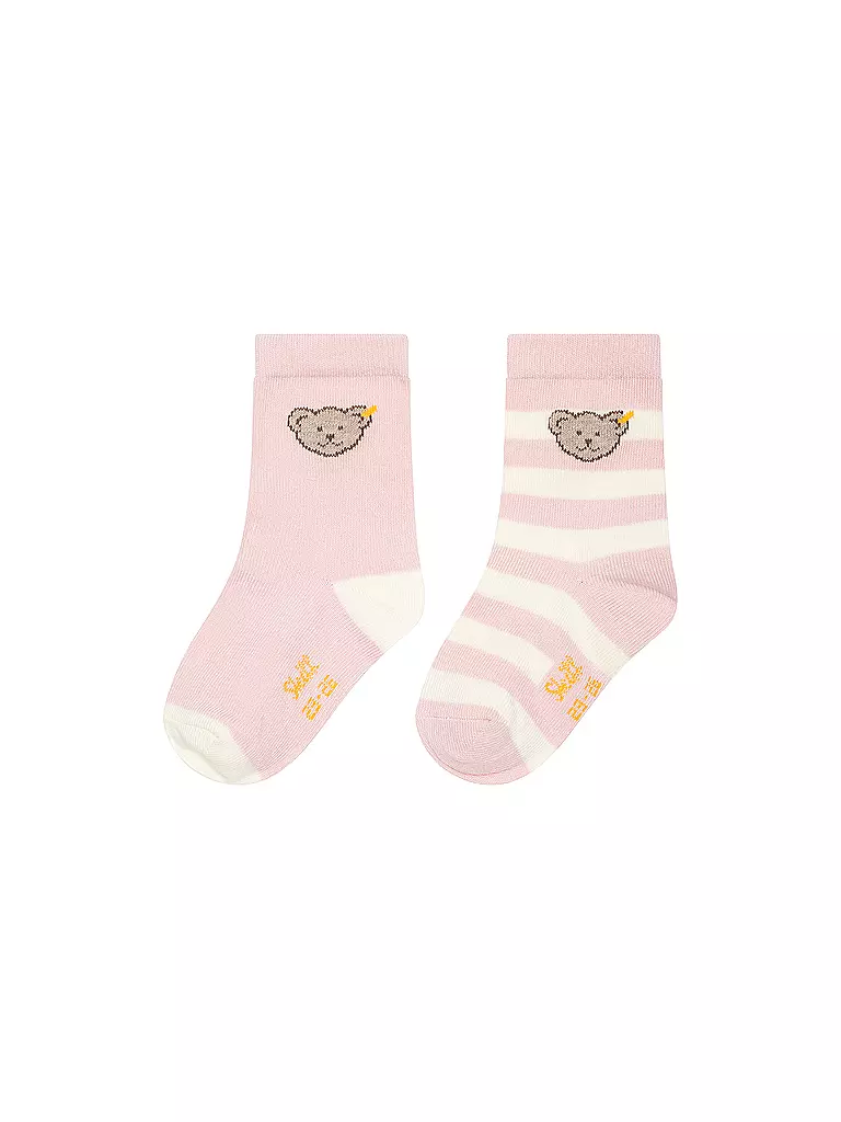 STEIFF | Calzini neonato confezione da 2 rosa | 