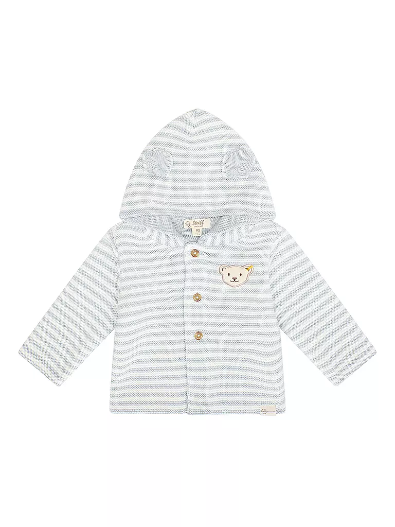 STEIFF | Cardigan in maglia per neonato | Blu chiaro
