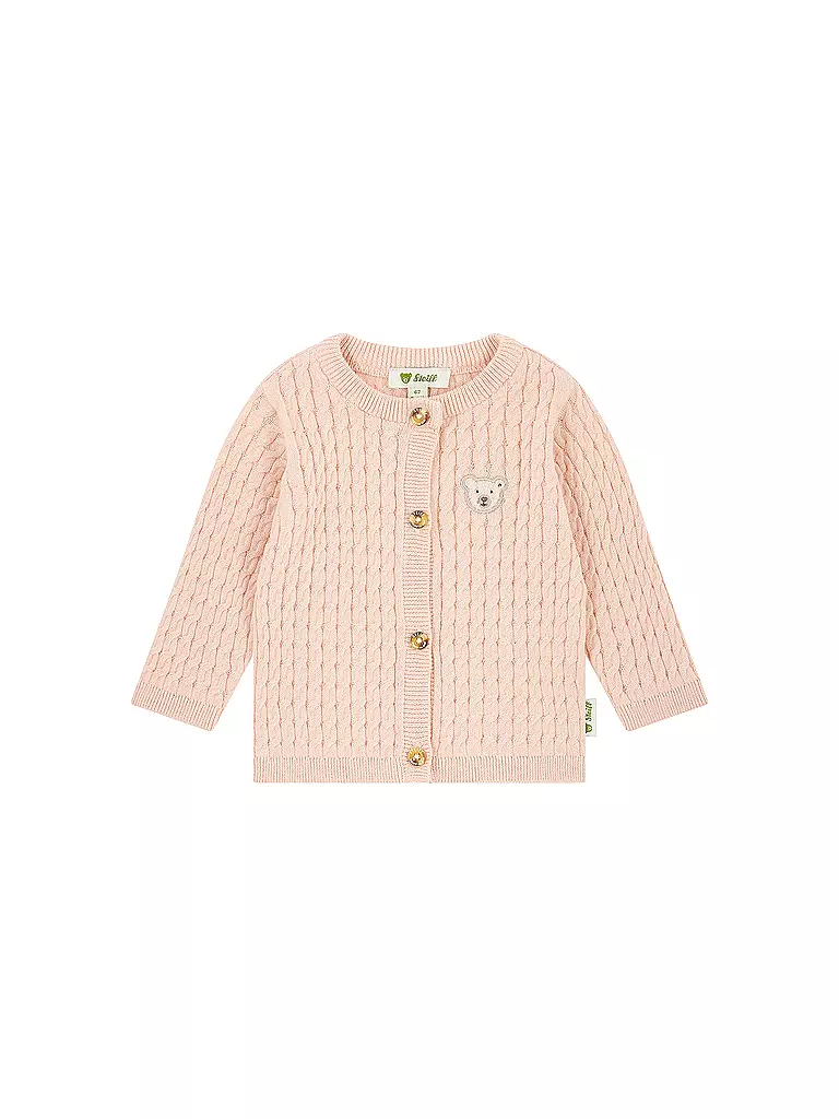 STEIFF | Cardigan in maglia per neonato | Rosa