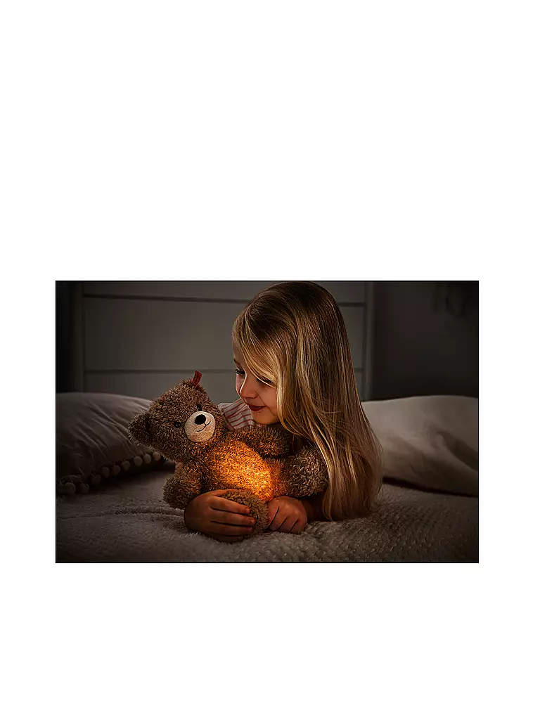 STEIFF | Caspar Orsetto Teddy - Luce Notturna 28cm | Marrone chiaro
