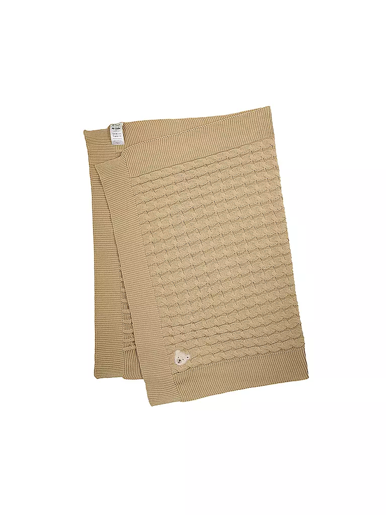 STEIFF | Coperta in maglia per neonato | Beige