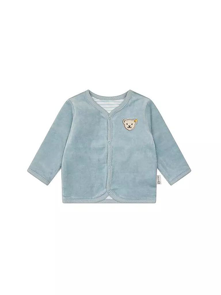 STEIFF | Giacca reversibile per neonato | Blu chiaro