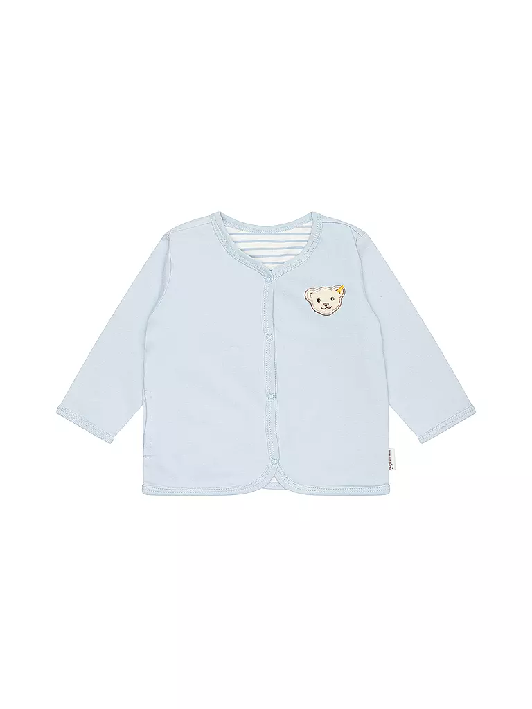 STEIFF | Giacca reversibile per neonato | Blu chiaro