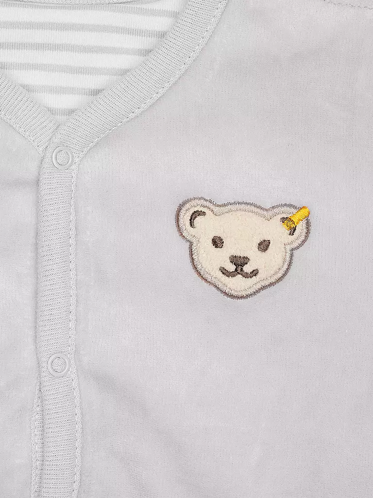 STEIFF | Giacca reversibile per neonato | Grigio chiaro