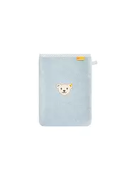 STEIFF | Guanto da bagno per neonato | Blu chiaro