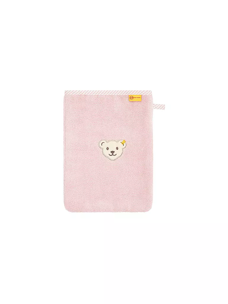 STEIFF | Guanto da bagno per neonato | Rosa