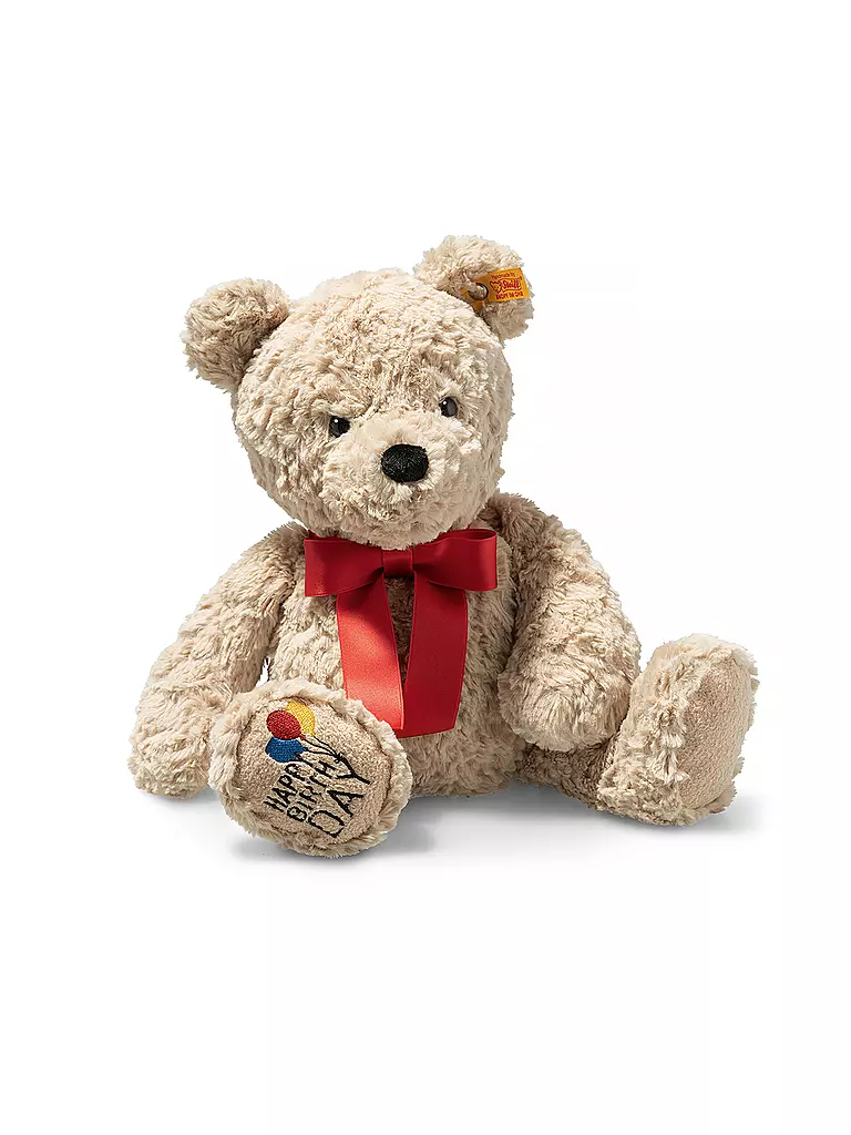 STEIFF | Jimmy Orsetto - Buon Compleanno 35 cm | Beige