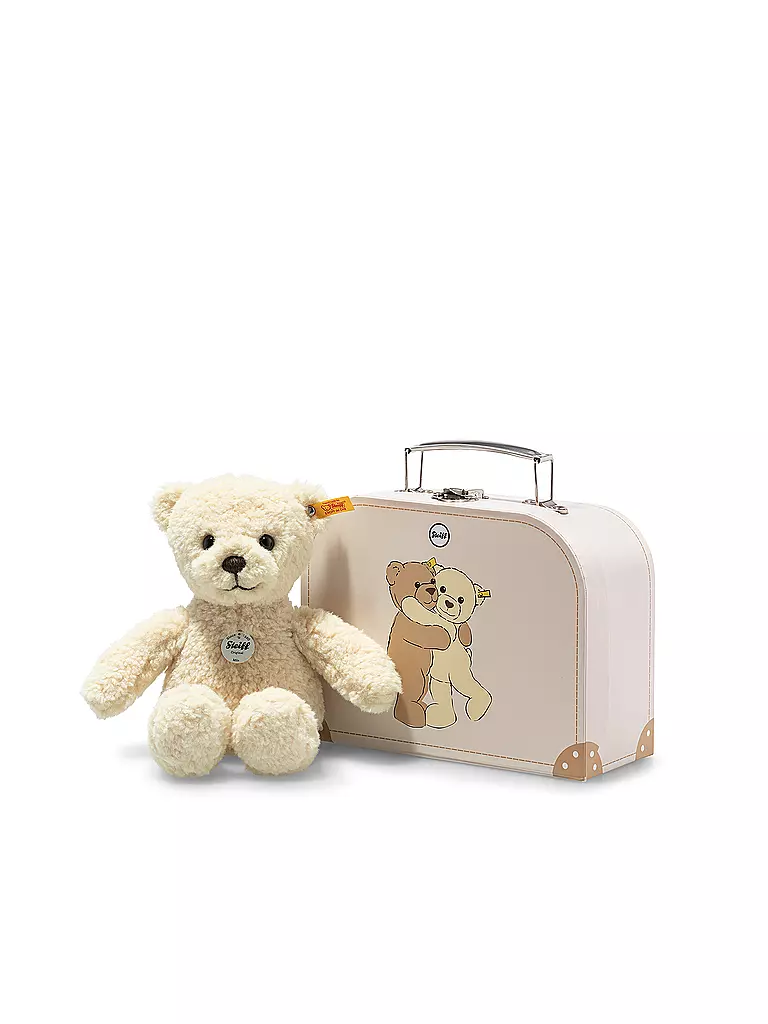 STEIFF | Mila orsetto di peluche nella valigia | Crema